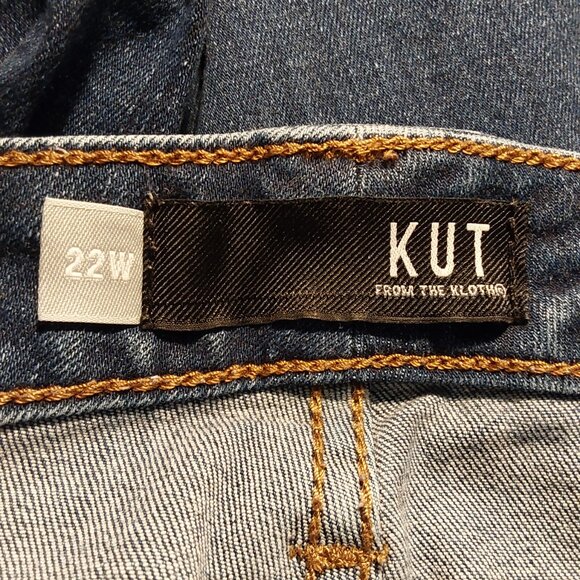 Kut from the Kloth Catherine Boyfriend High-Rise Crop Jean Great Condition - 22W - Picture 9 of 10